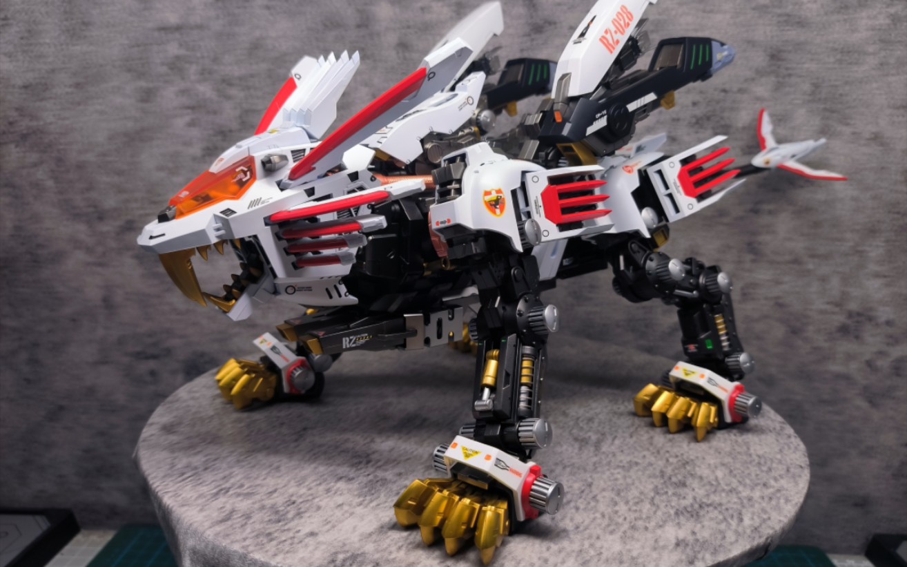 寿屋索斯机械兽幻象长牙狮喷涂展示( ﹡03o03﹡ )