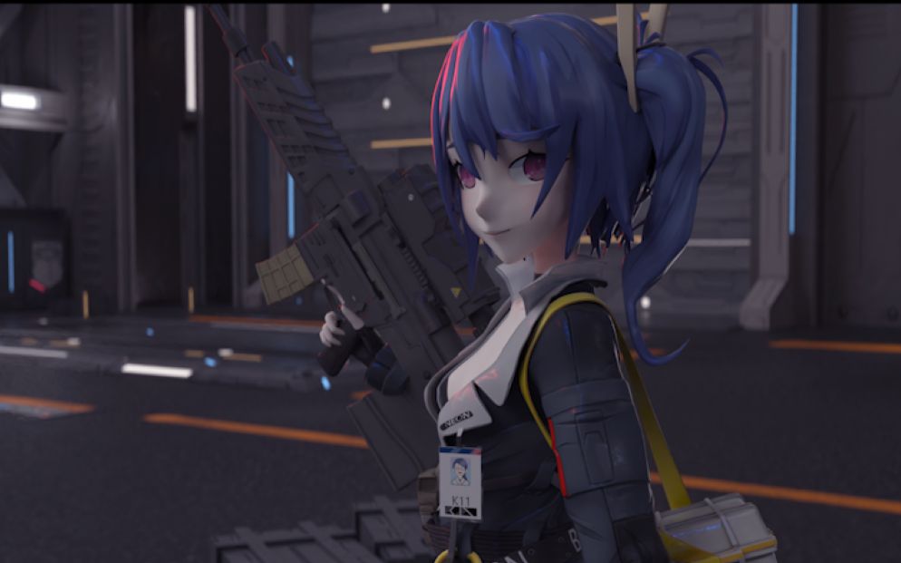 【原创动画】少女前线k11干员独立短片