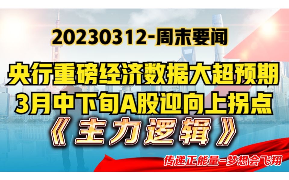 周末要闻,经济数据大超预期!硅谷银行倒闭,难抵挡A股迎拐点?哔哩哔哩bilibili