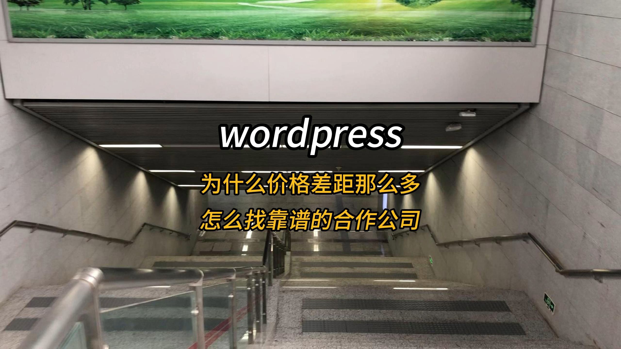 wordrpess网站为什么价格差距那么多?怎么找靠谱的合作公司?哔哩哔哩bilibili