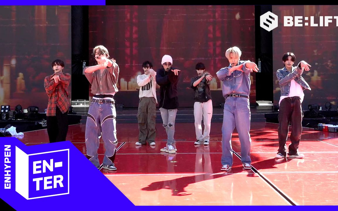 [图]ENHYPEN 'Blockbuster' Rehearsal Stage Cam @ FATE IN LA