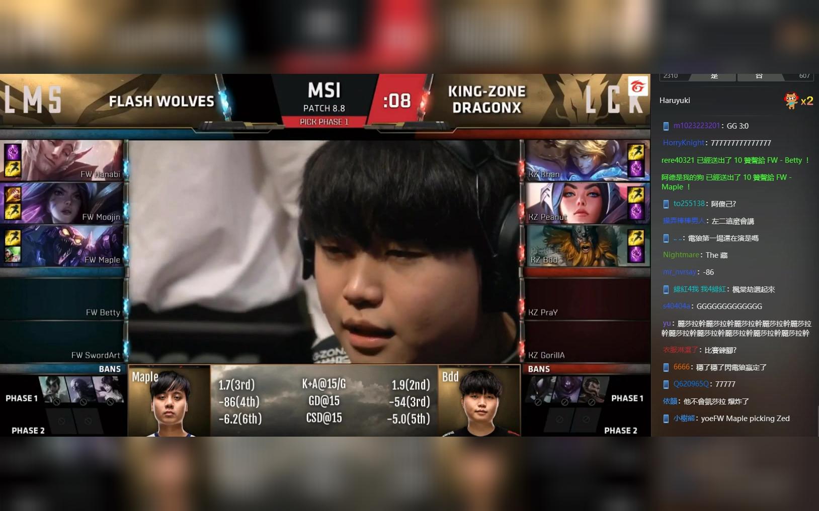 msi fw vs kz