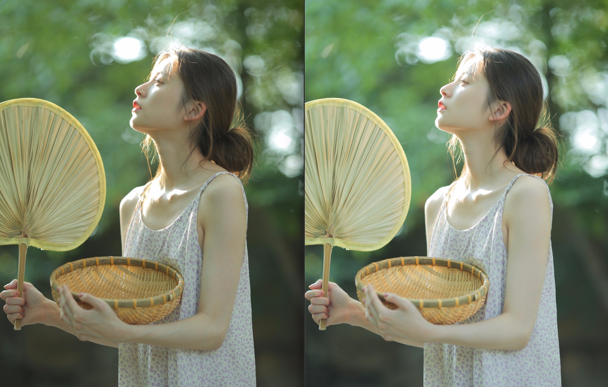 夏日小溪写真调色全流程原图直出ps后期分享