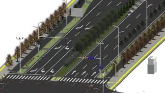 revit绘制高精度道路BIM模型