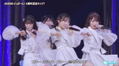 AKB48 どぼんライブ Tシャツ XL 非売品 どっぼーん4周年 TBSチャンネル 契約者限定プレゼント AKB48のどっぼーん！ひとり