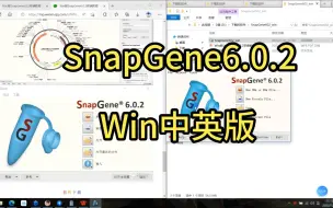 Download Video: SnapGene6.0.2 | Win中英版 | 分子生物学软件 | 安装教程