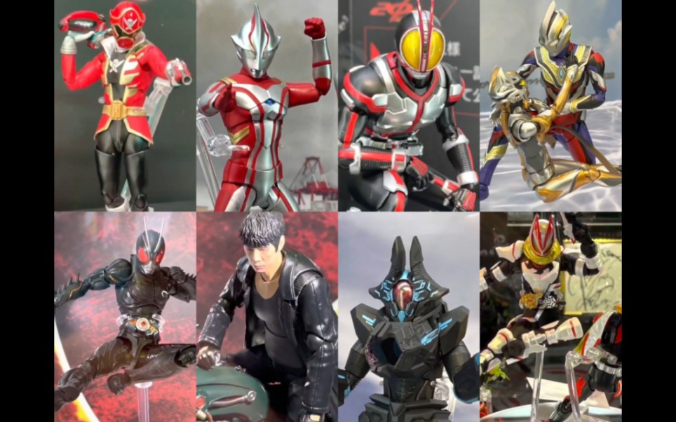 shf15週年紀念 奧特曼 假面騎士 超級戰隊等作品 新商品實物展示視頻