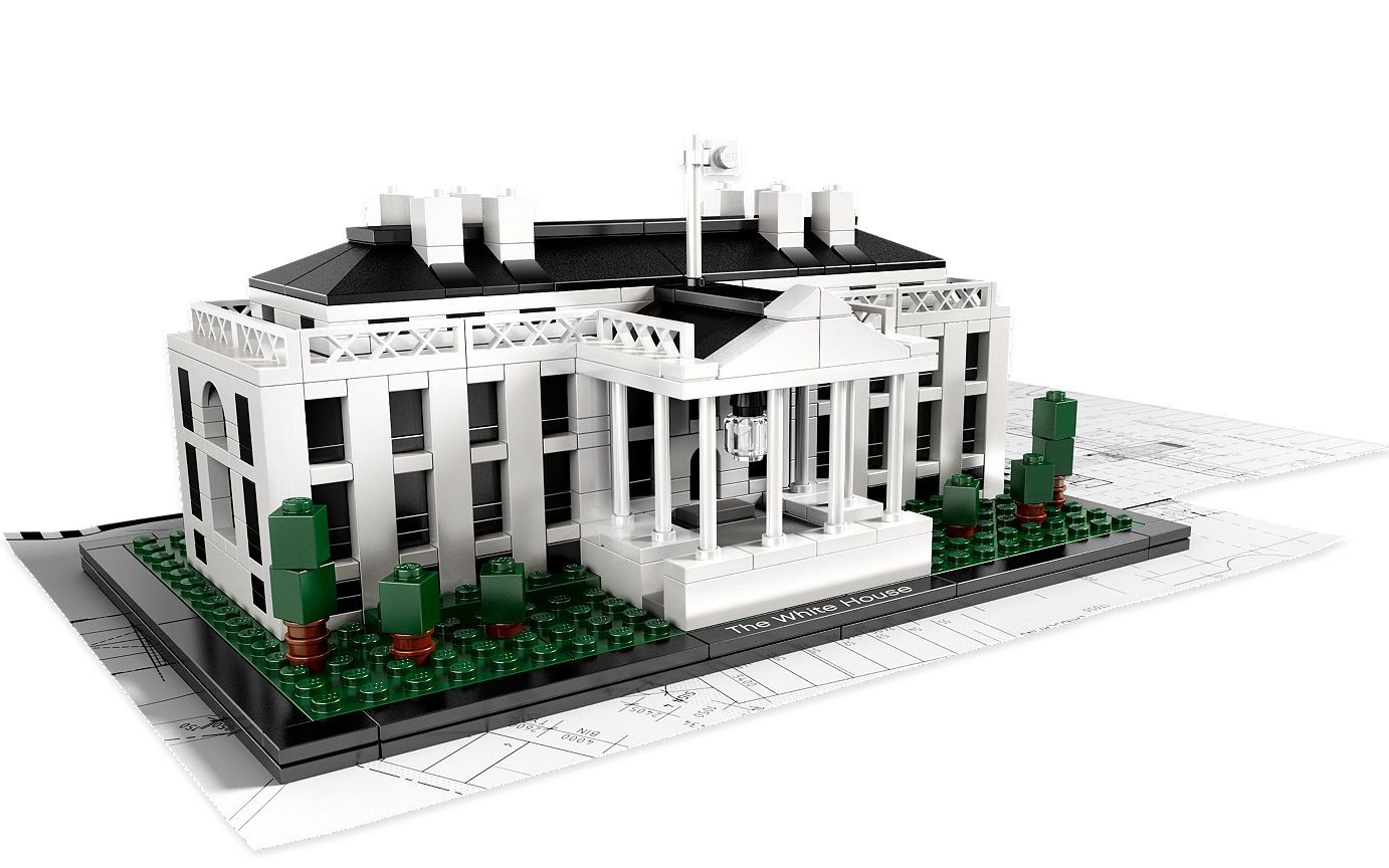 乐高lego 21006 建筑系列 美国白宫 拼搭搬砖视频_哔哩哔哩 (゜-゜)つ