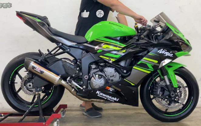 2019款川崎zx-6r 吉村r77排气声浪