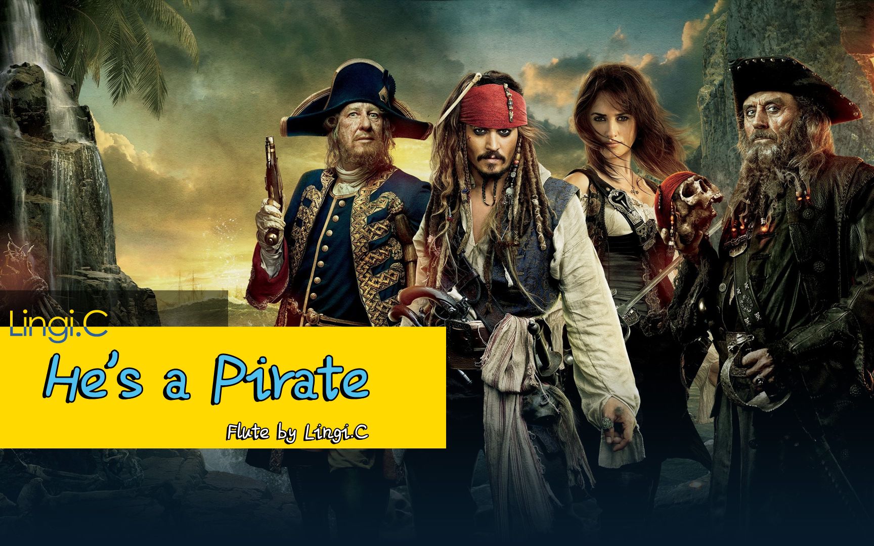 lingi长笛:hes a pirate (加勒比海盗/pirates of the caribbean主题