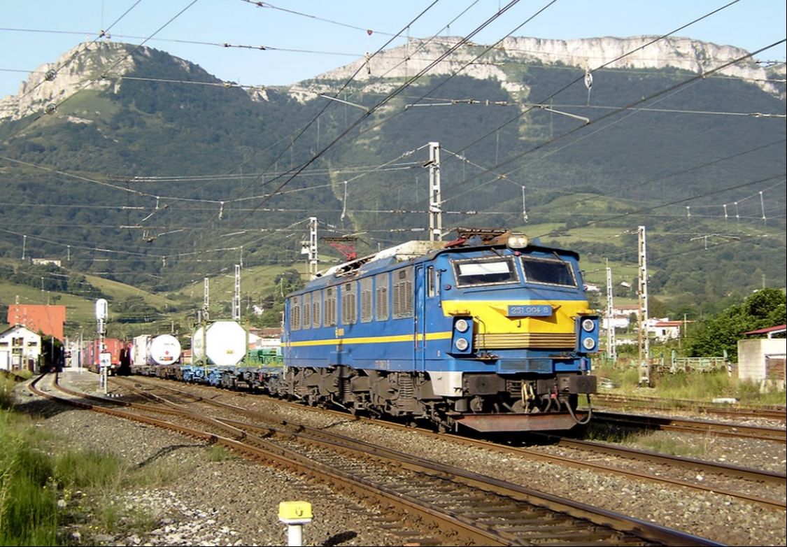 【火车视频合集】西班牙251型电力机车