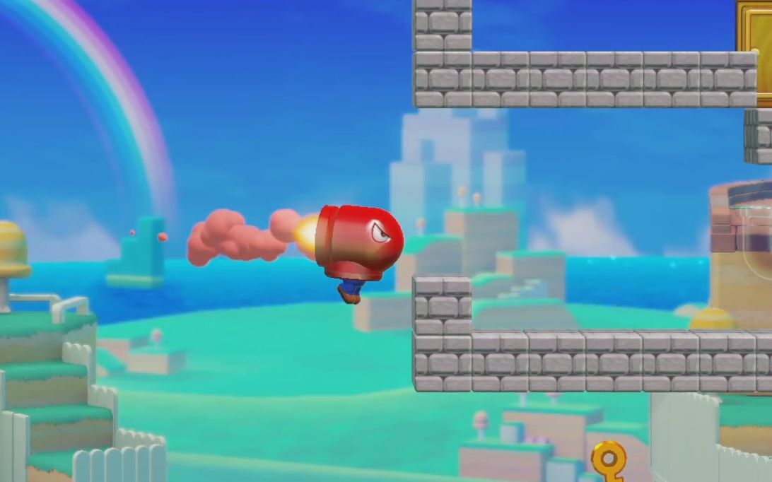 炮弹状态真是太难用了,非常不灵活_哔哩哔哩bilibili_马里奥制造2