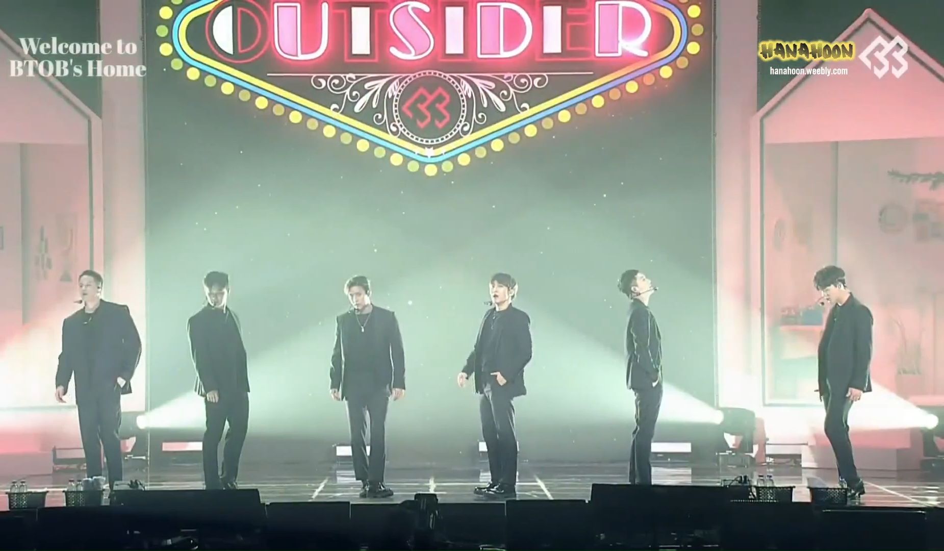 “outsider”六人合体版BTOB 4th FM DAY1中字歌词哔哩哔哩bilibili