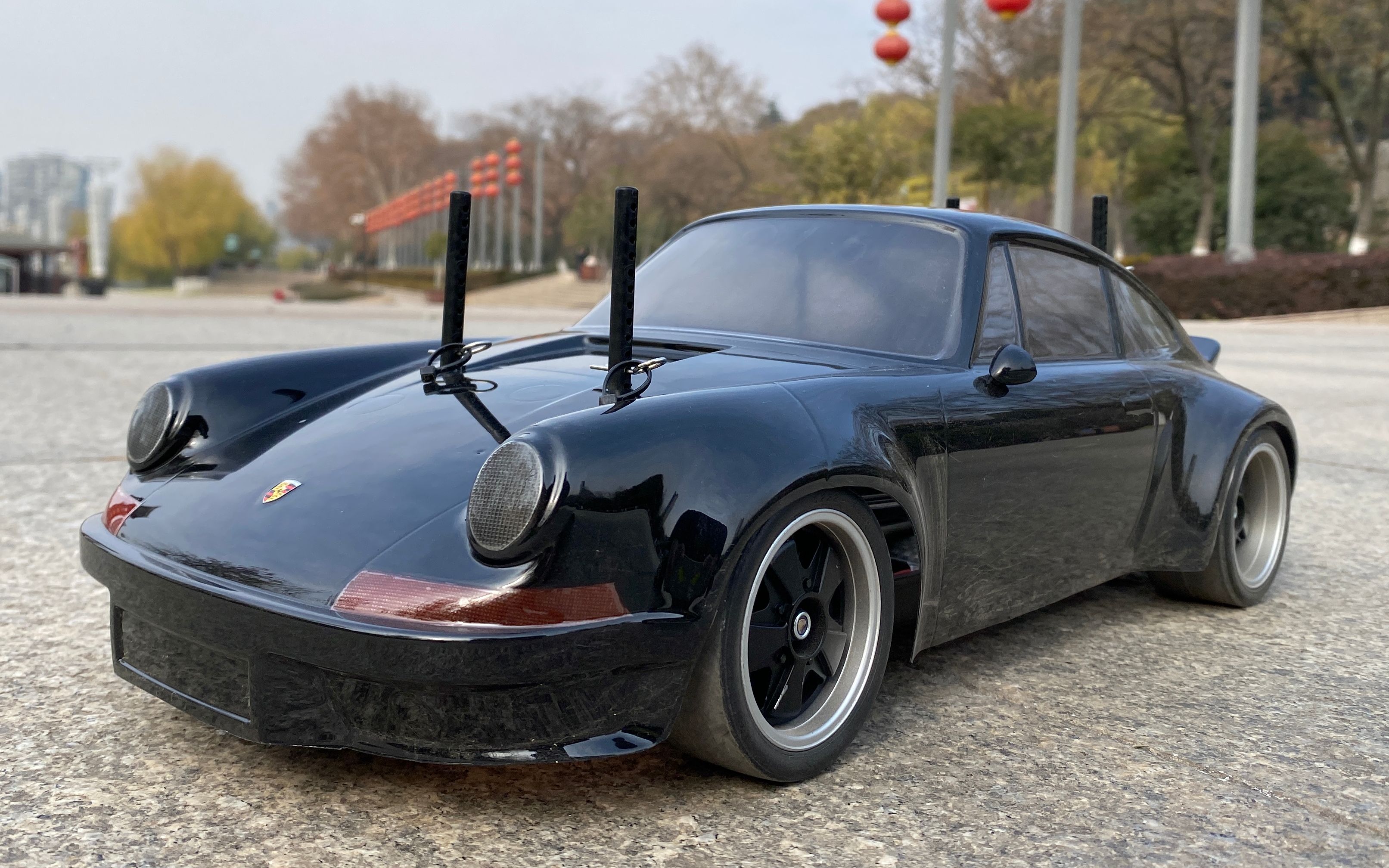 田宫tt02 保时捷911首次下地 911 carrera rsr 2.7 251mm轴距 rc