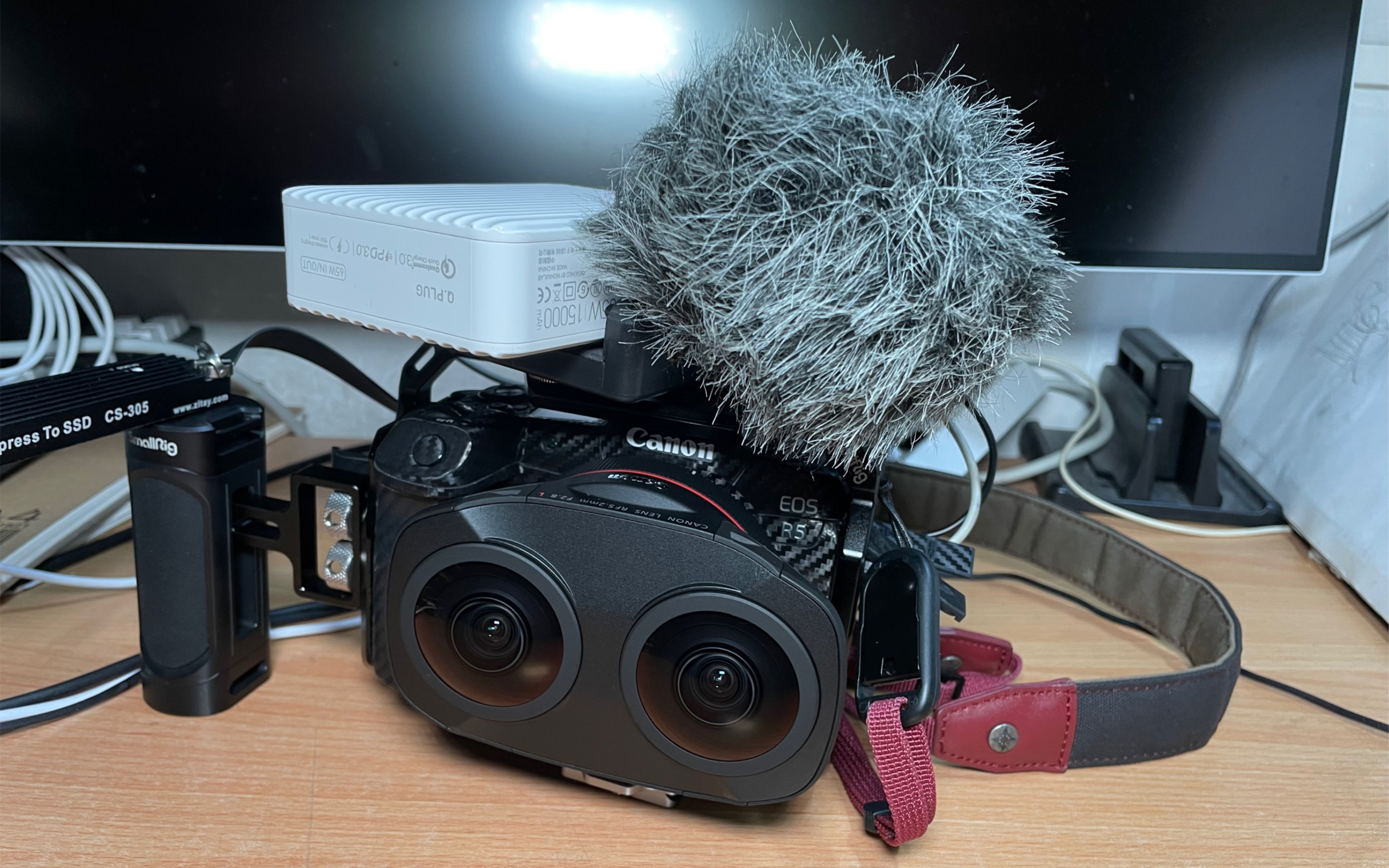 佳能rf52mmf28l双鱼眼镜头3d180vr