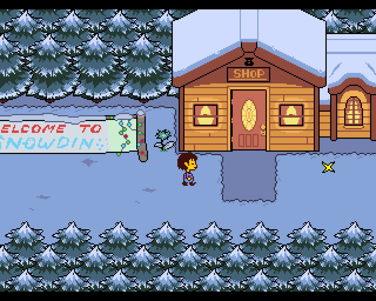 【传说之下】完美结局录制-雪镇篇(papyrus)_哔哩哔