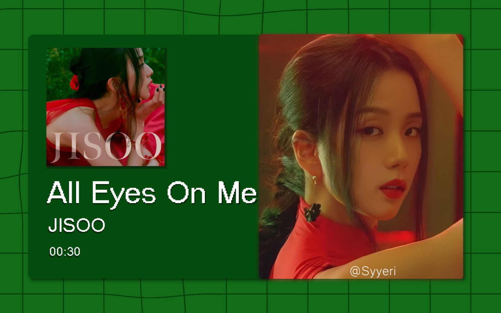 [图]【8D环绕】All Eyes On Me - 金智秀 JISOO 请佩戴耳机使用~