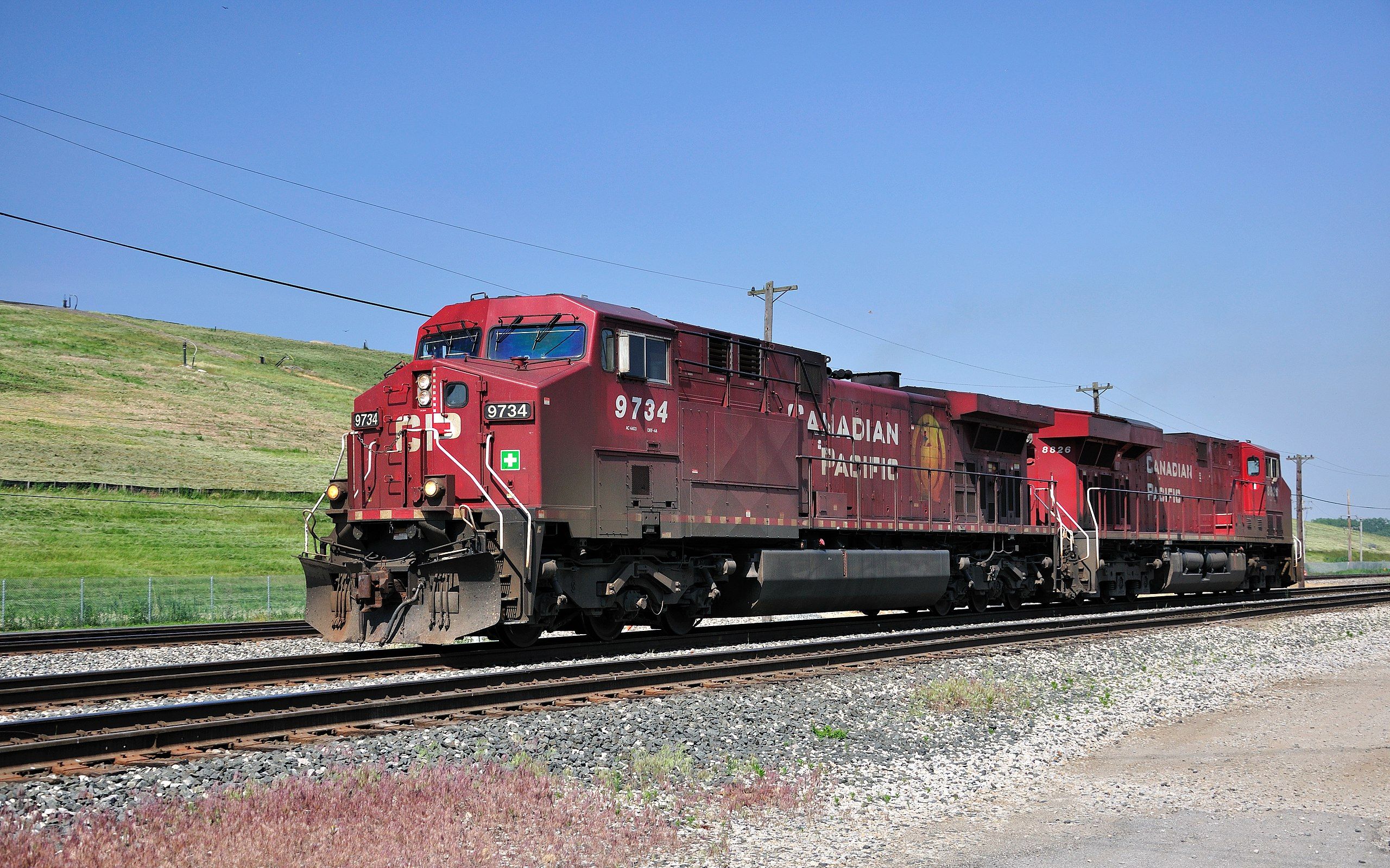 "一点红"——加拿大太平洋铁路ac4400cw型内燃机车_哔哩哔哩_bilibili