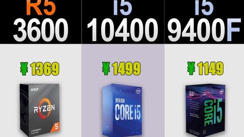 R5 3600 Vs i5 10400 Vs i5 9400F RTX 2060S RTX 2080 Ti