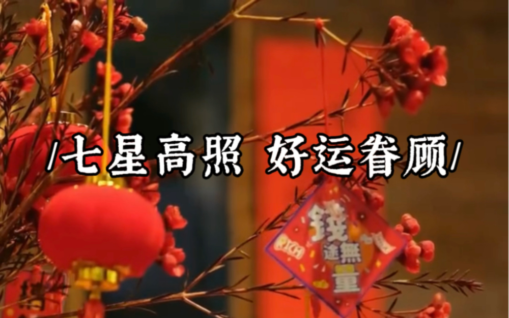 好运眷顾,步步高升,吉星高照,万事大吉.#春节#祝福#中国传统文化