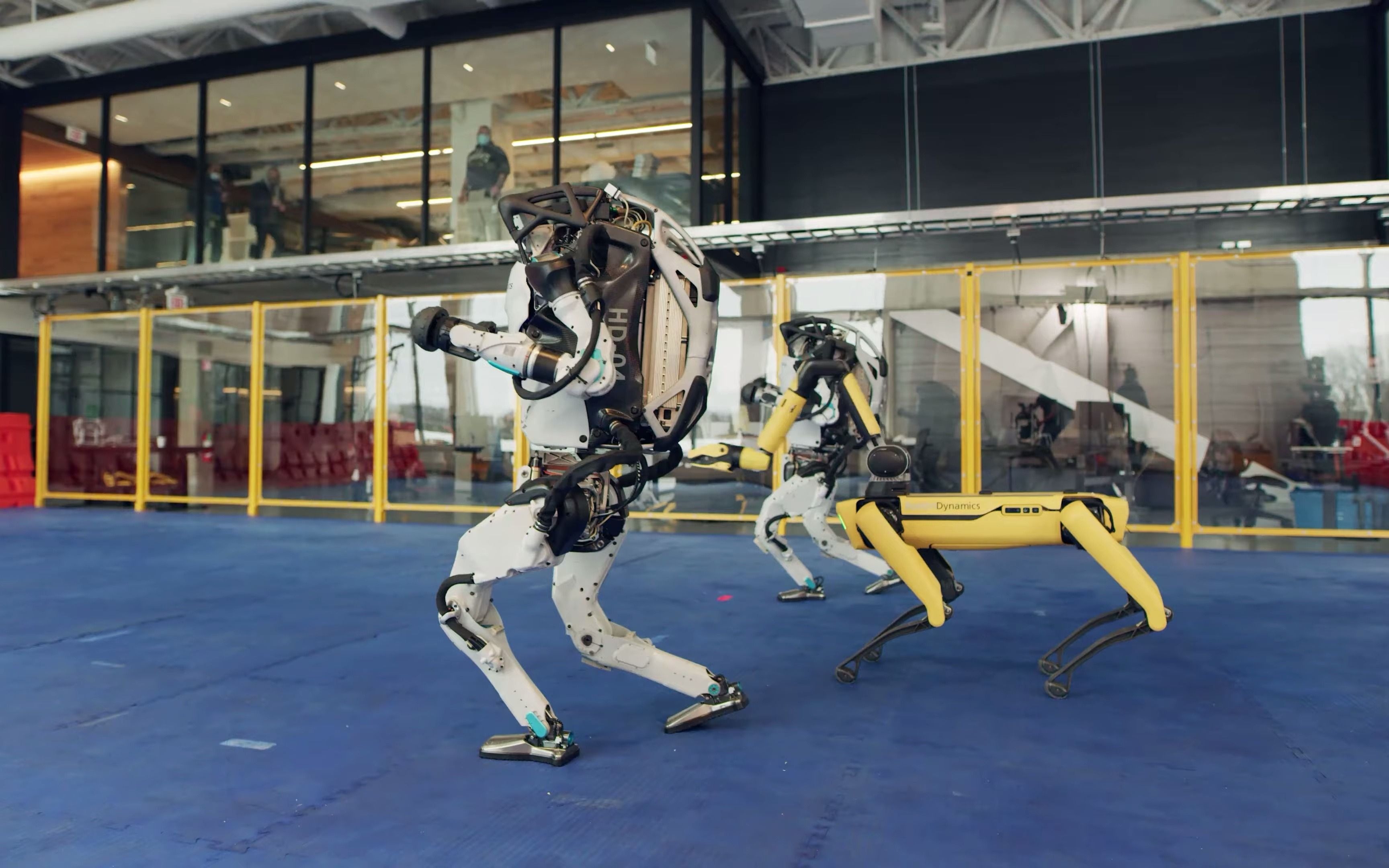 机器人风骚走位性感舞步 - boston dynamics