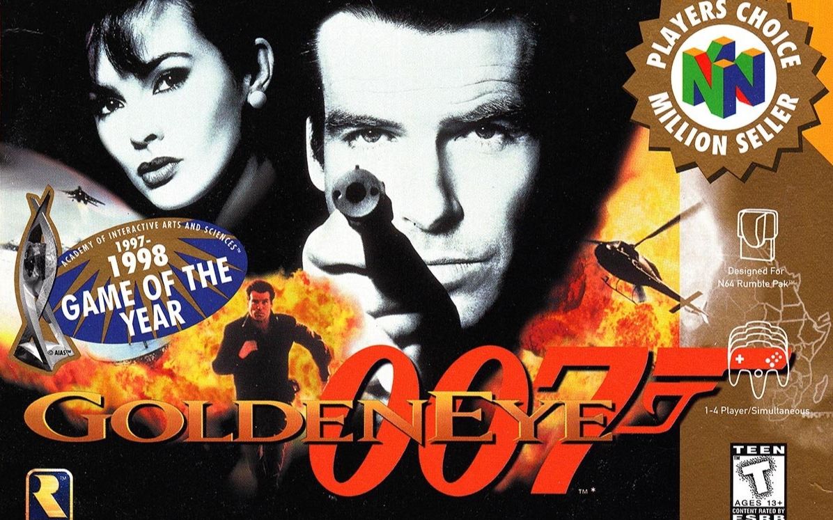 《黄金眼007(GoldenEye 007)》(1997)通关视频哔哩哔哩bilibili