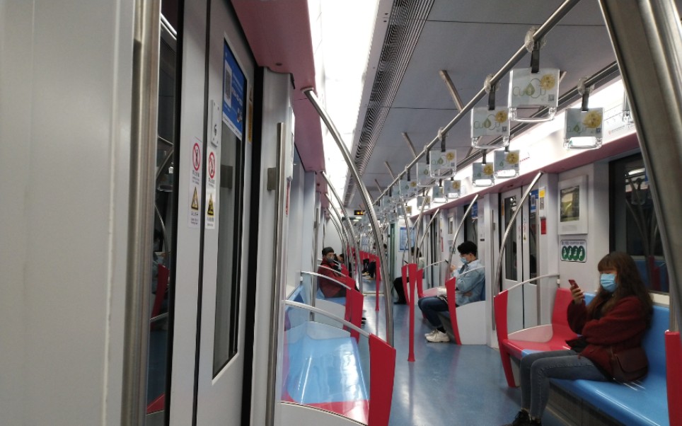 上海地铁6号线 电花木兰0641蓝村路(往港城路)进站