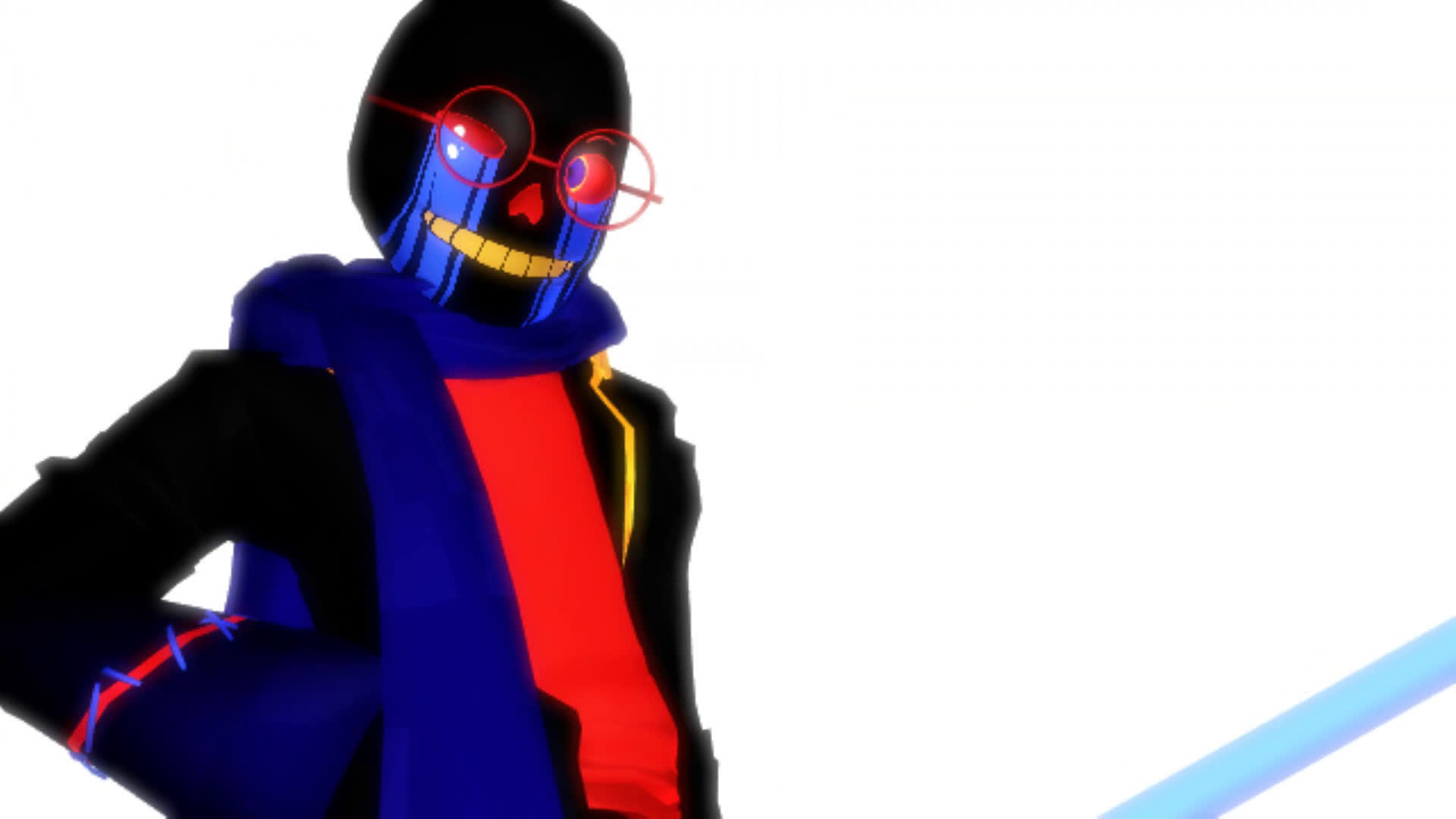 [mmd untertale] cyber thunder cider - error sans