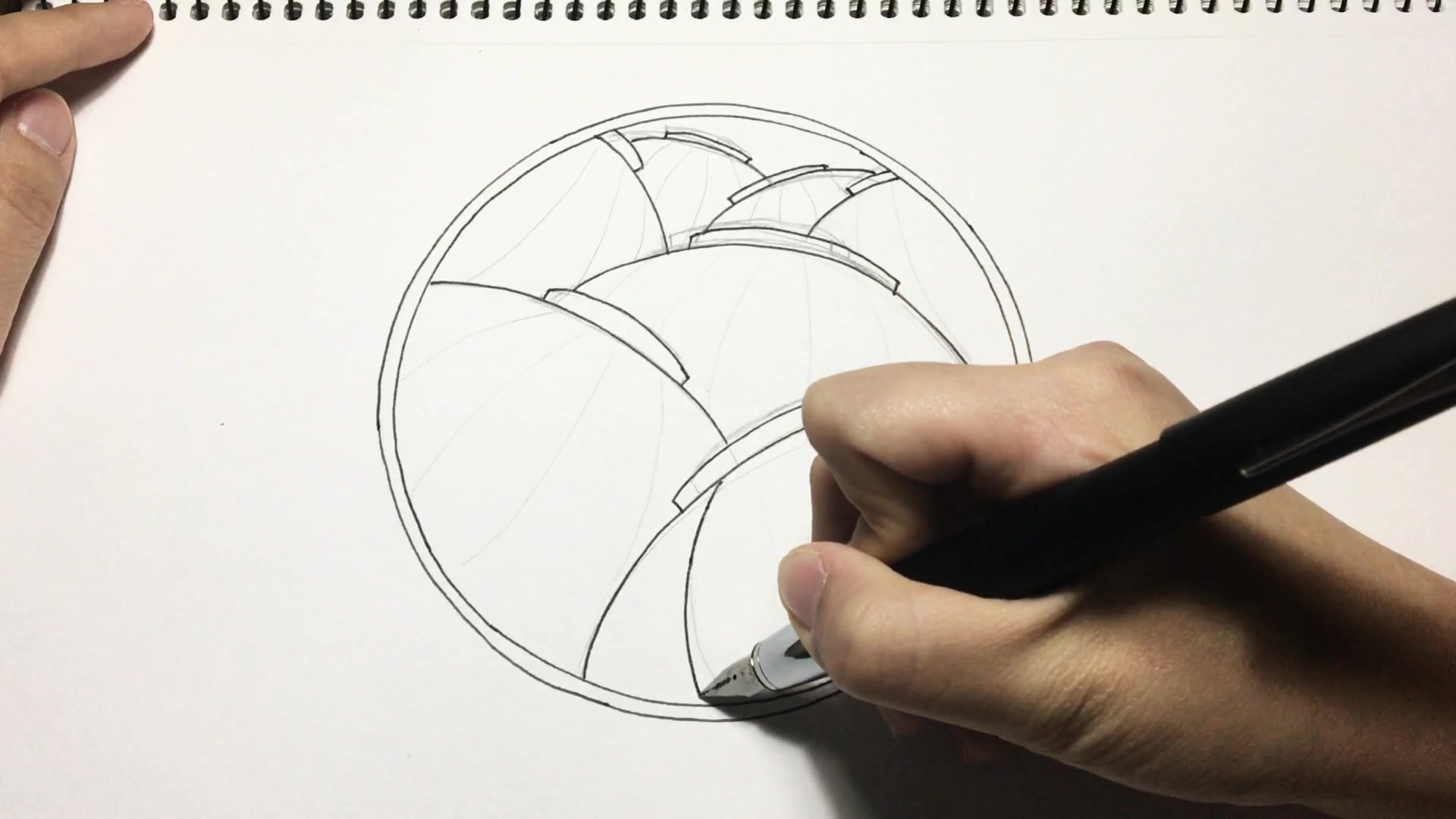 【手绘】禅绕画——灯笼