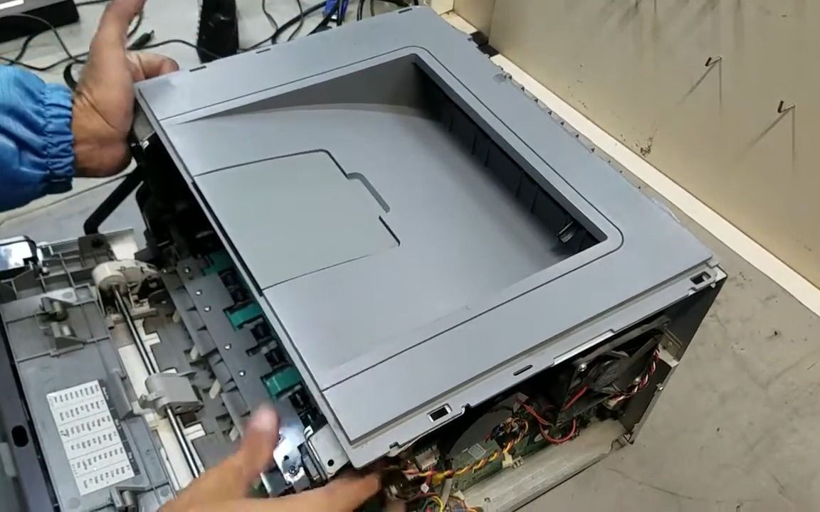 利盟打印机e260dn、e360dn拆机维修更换配件视频
