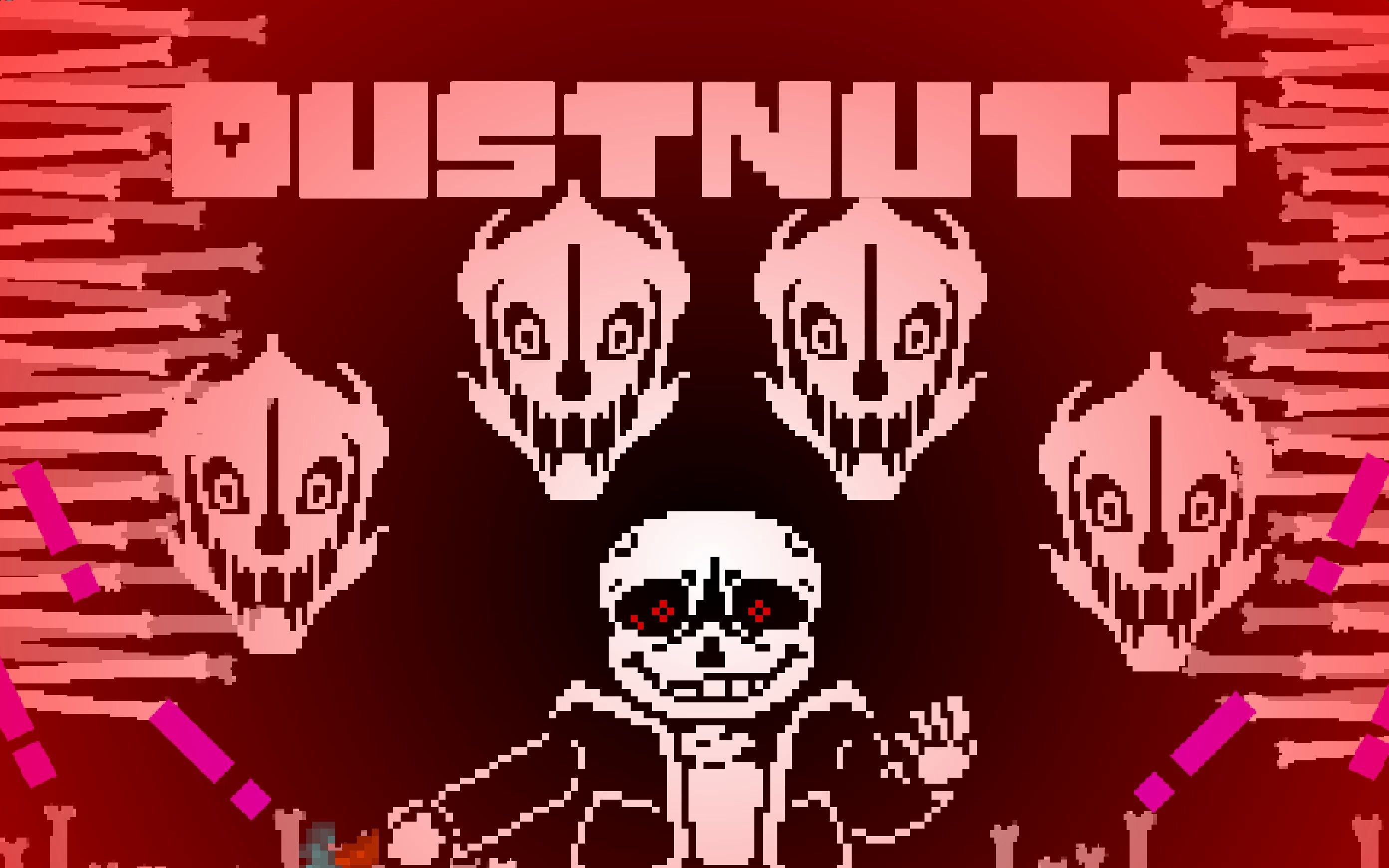 【尘埃疯狂】dustnuts sans fight phase2 remake!