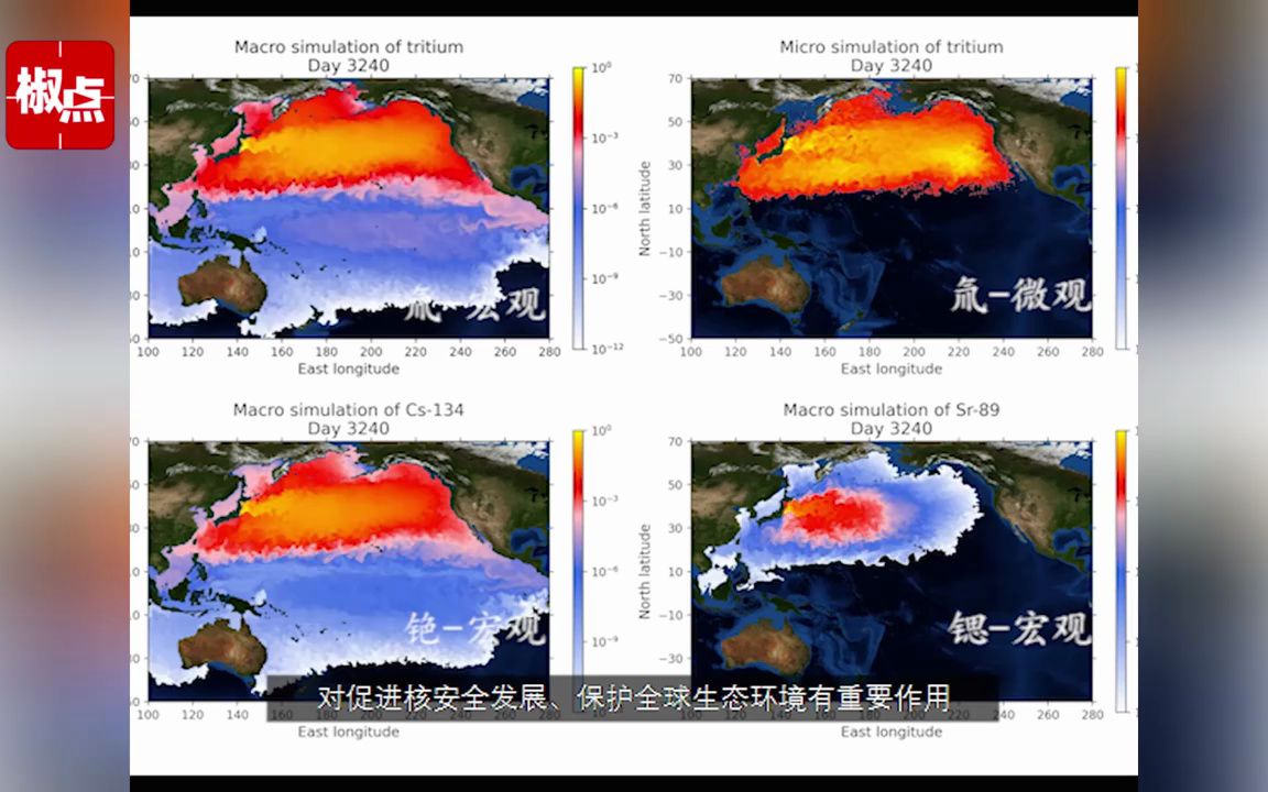 日本核污水排海污染物扩散过程:240天到达中国沿海,1200天后覆盖北太平洋哔哩哔哩bilibili