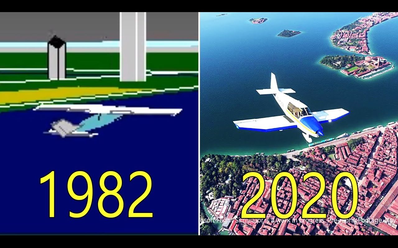 [图]【进化史】微软模拟飞行 Microsoft Flight Simulator 1982-2020