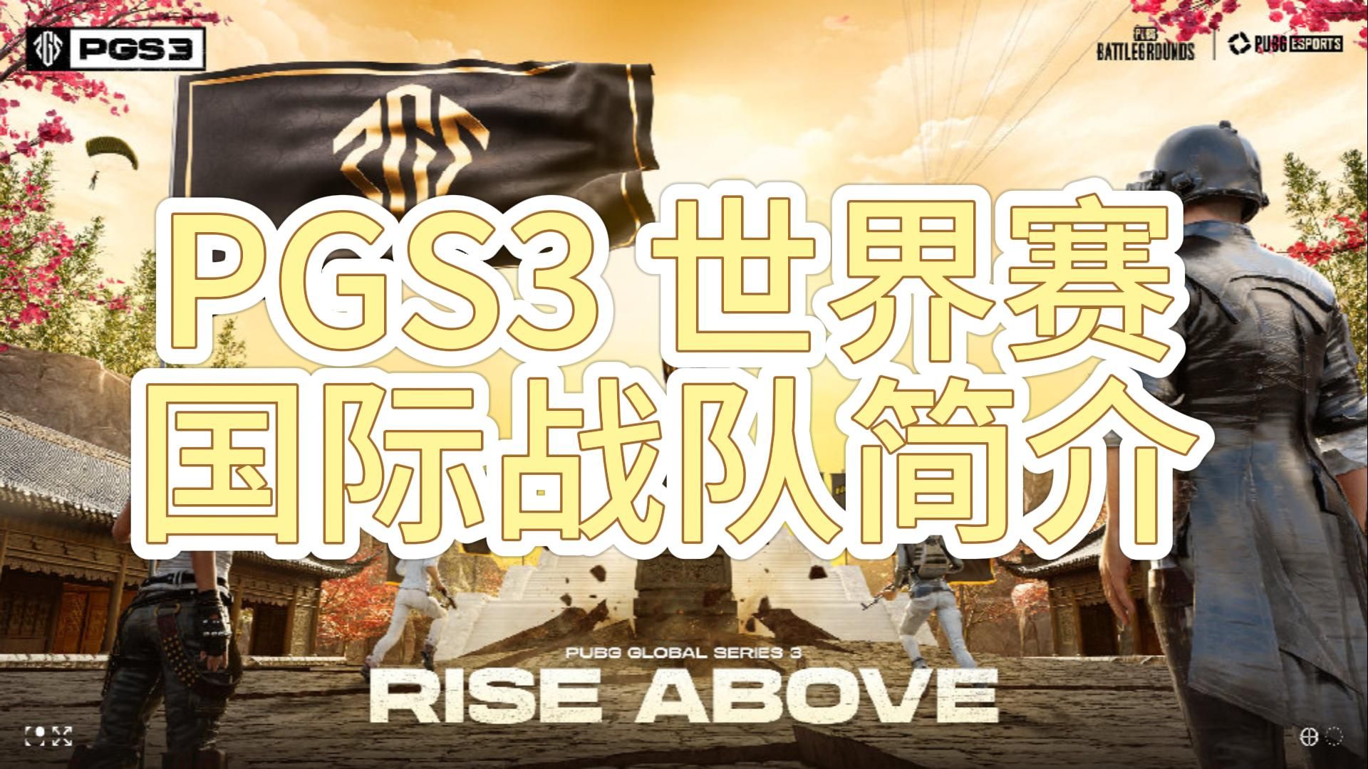 【MsJoy】PGS3 世界赛战队巡礼电子竞技热门视频