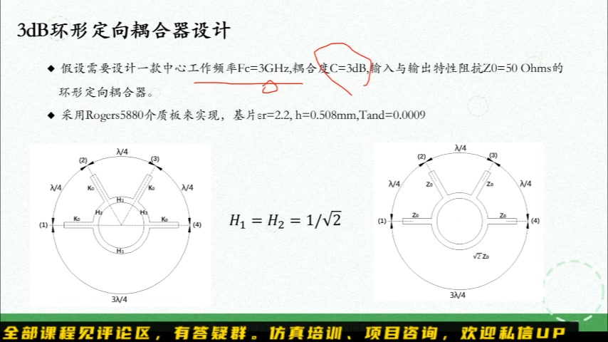 HFSS微波平面元件设计与仿真15讲:零基础入门无源器件耦合器与功分器分析与设计哔哩哔哩bilibili