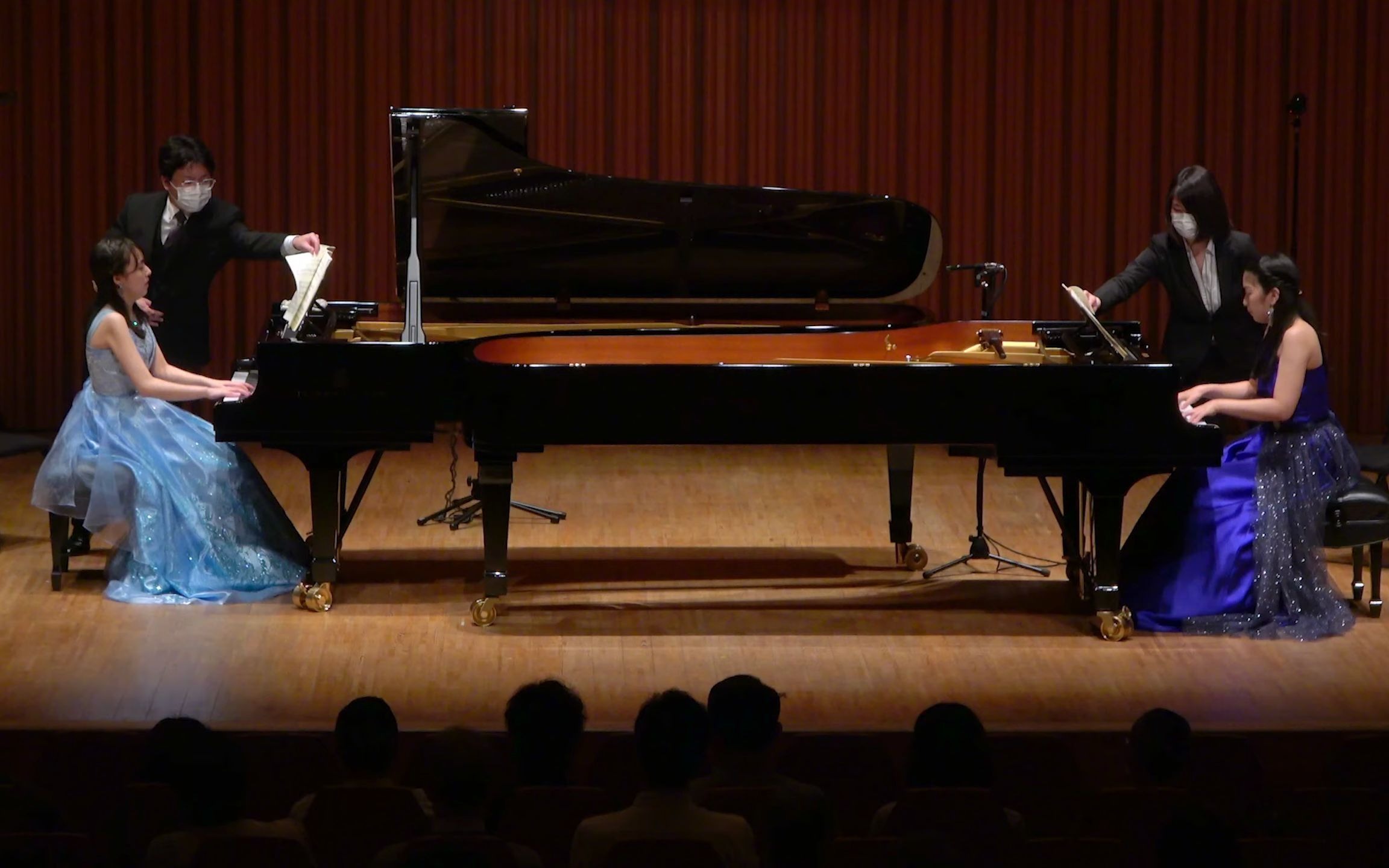 【拉威尔】圆舞曲[双钢琴]|尾城杏奈x山县美季_哔哩哔哩_bilibili