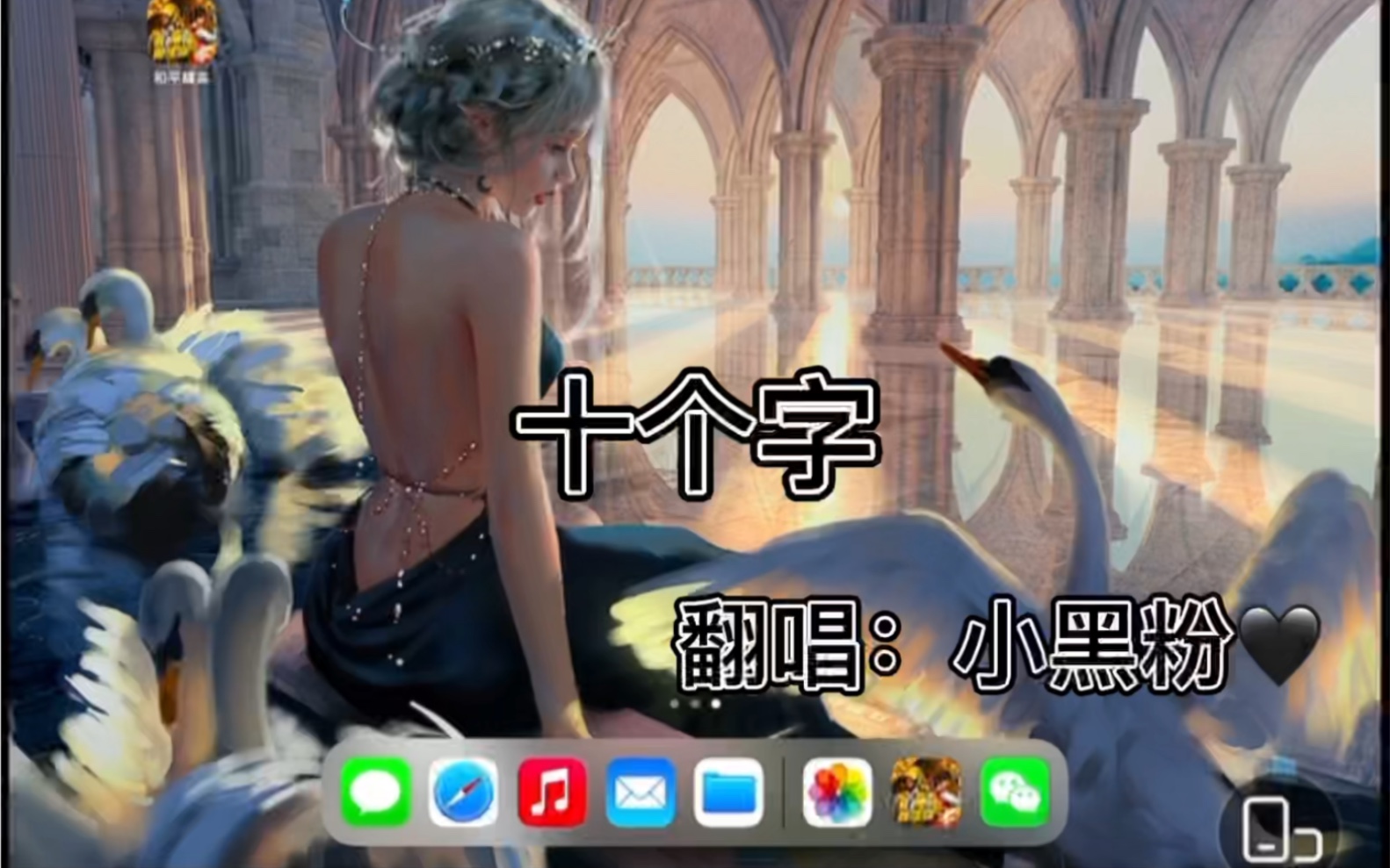 4.30小黑粉梅赛德斯唱歌环节