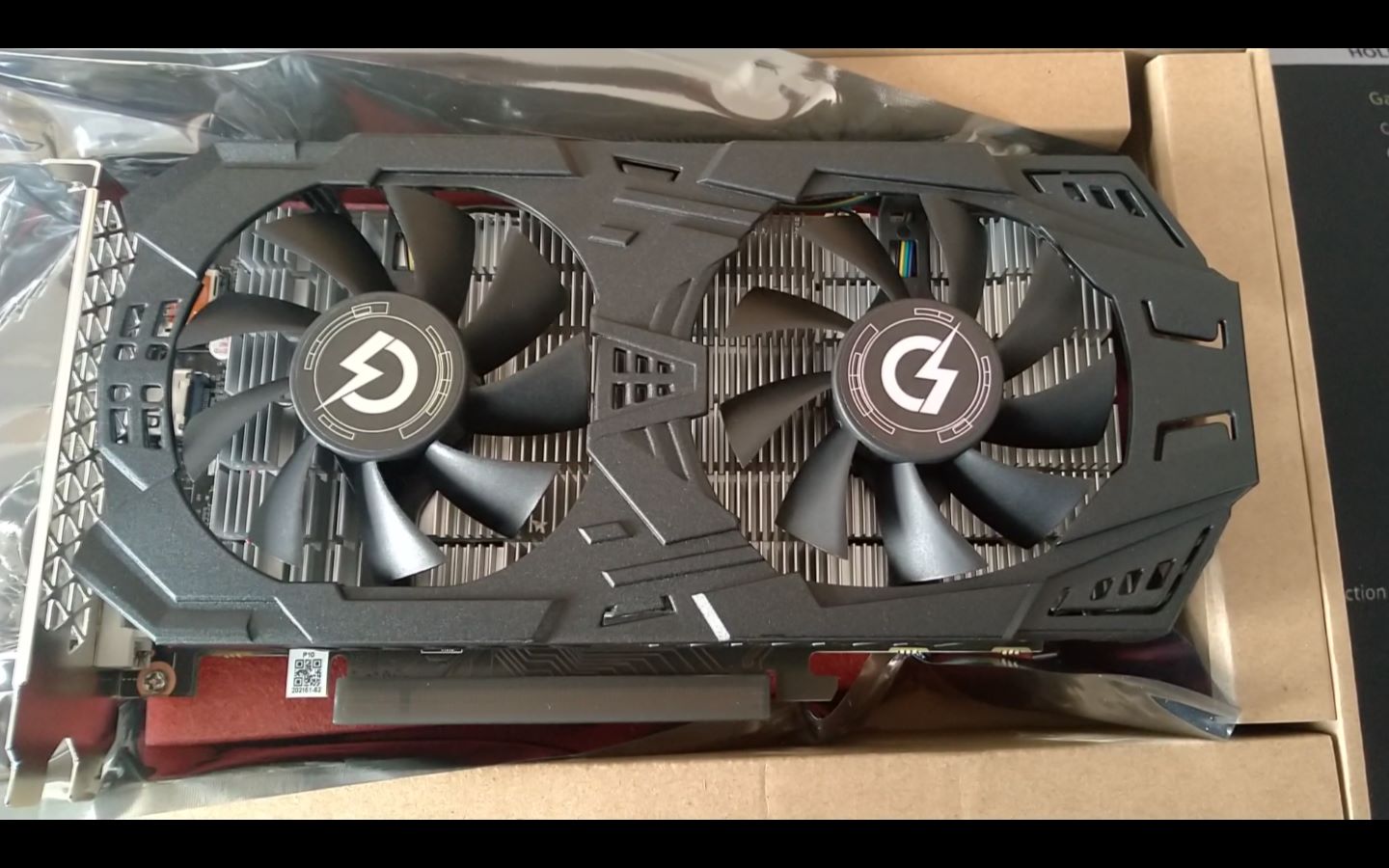 用了三年多的讯景rx560坏掉了买个杂牌1063碰运气