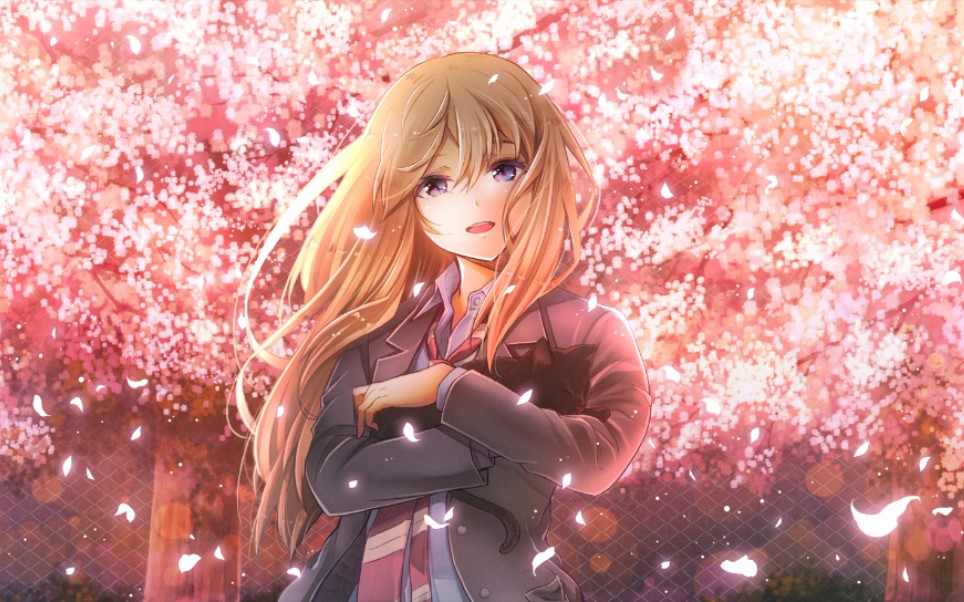 【宫园薰】你驻足于春色中,于那独一无二的春色之中