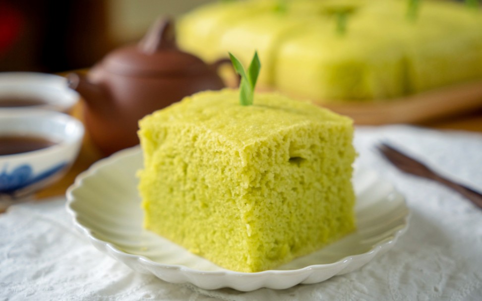 香兰马来糕/浓郁香兰椰子味蒸蛋糕 | 制作简单失败率低!