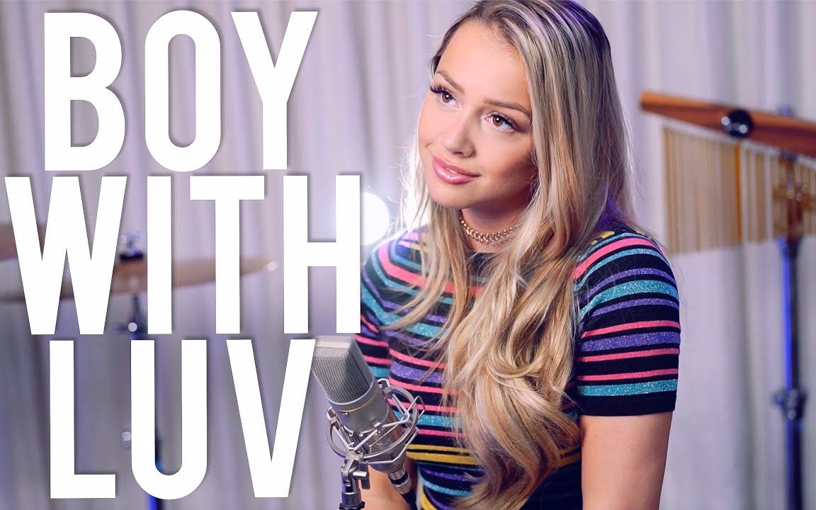 【1080p】荷兰小姐姐emma heesters 翻唱 boy with luv - 防弹少年团