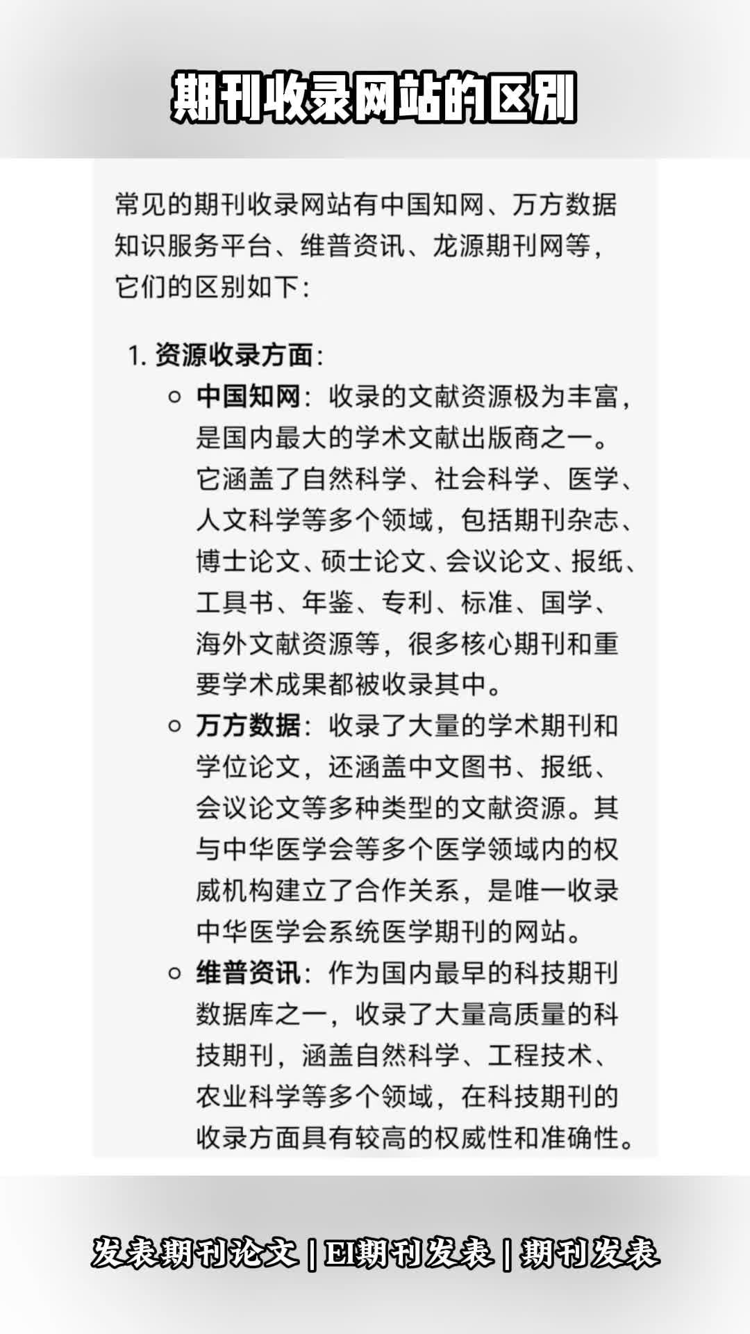 期刊收录网站的区别 #郑州硕士论文发表机构 #西安期刊发表公司 #学术投稿协助公司哔哩哔哩bilibili