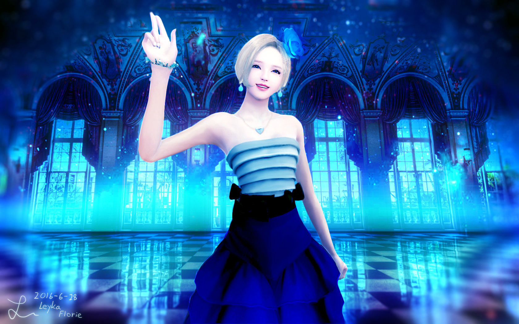 vindictus - 伊菲 solo 光与太阳之神