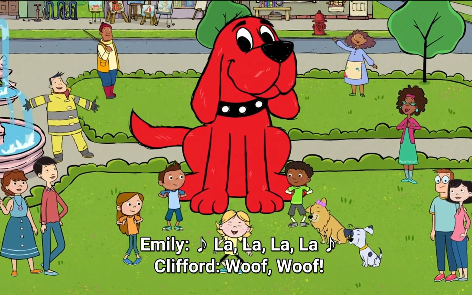 经典绘本《大红狗克里弗Clifford the Big Red Dog》,新版动画1080p英文字幕哔哩哔哩bilibili