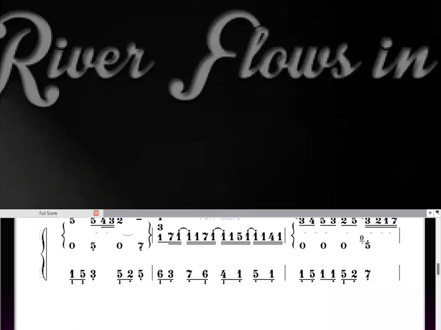 《River Flows in You (你的心河)》 | Yiruma / 简谱哔哩哔哩bilibili