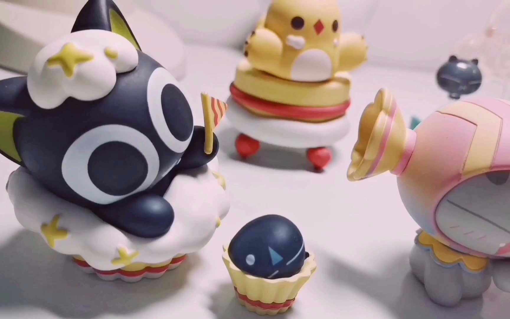 罗小黑盲盒分享——生日派对系列!_哔哩哔哩_bilibili