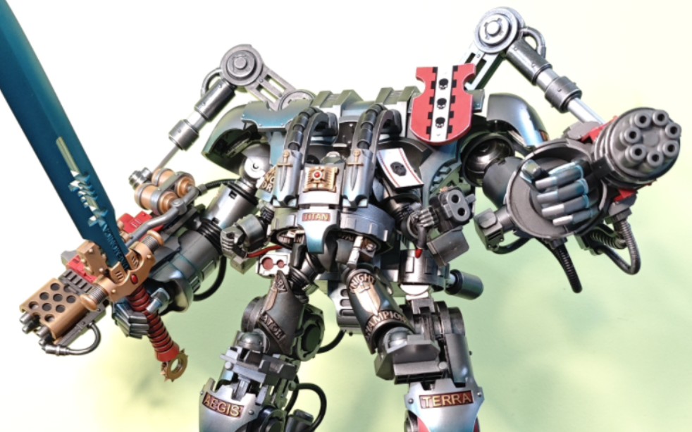 joytoy暗源 战锤40k 灰骑士 天罚恐惧骑士机甲