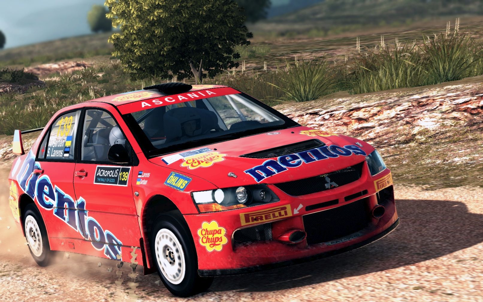 wrc3 三菱蓝瑟evo 希腊站_哔哩哔哩_bilibili