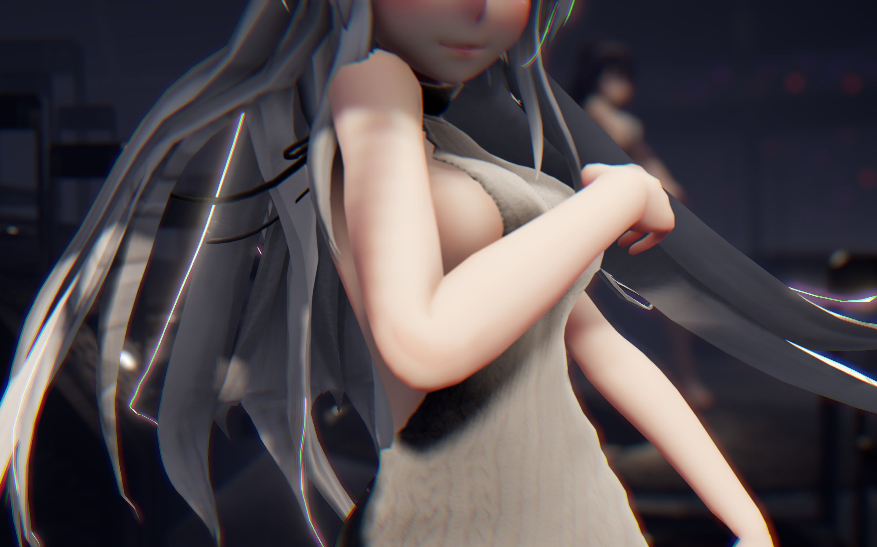 【两人超性感镜头配布】【a】ddiction弱音姐姐露背毛衣秀 还有一位会