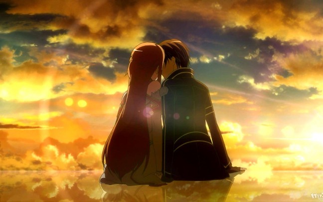 【亚丝娜～桐人】桐亚生一堆,刀剑神域第一季_哔哩哔哩 (゜-゜)つロ